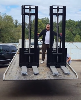 Тест-драйв складской техники на нашем складе в Новом Уренгое